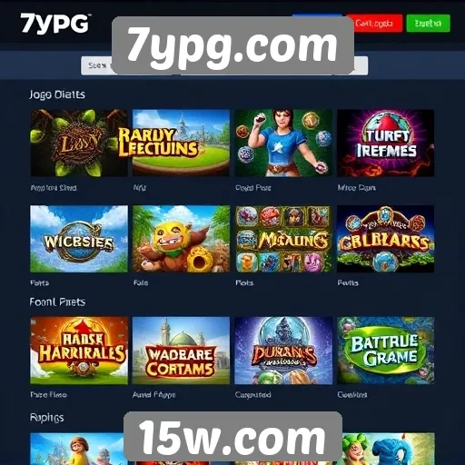 Comparação entre 7ypg.com e outros sites de jogos populares